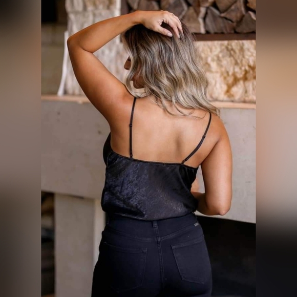 Get Ahead of the Game - Black Bodysuit Small NWOT - Picture 3 of 3